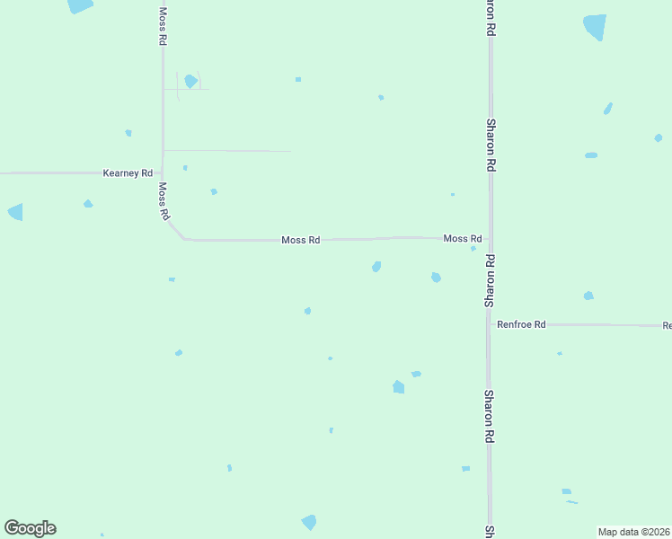 map of restaurants, bars, coffee shops, grocery stores, and more near 401 Moss Road in Canton