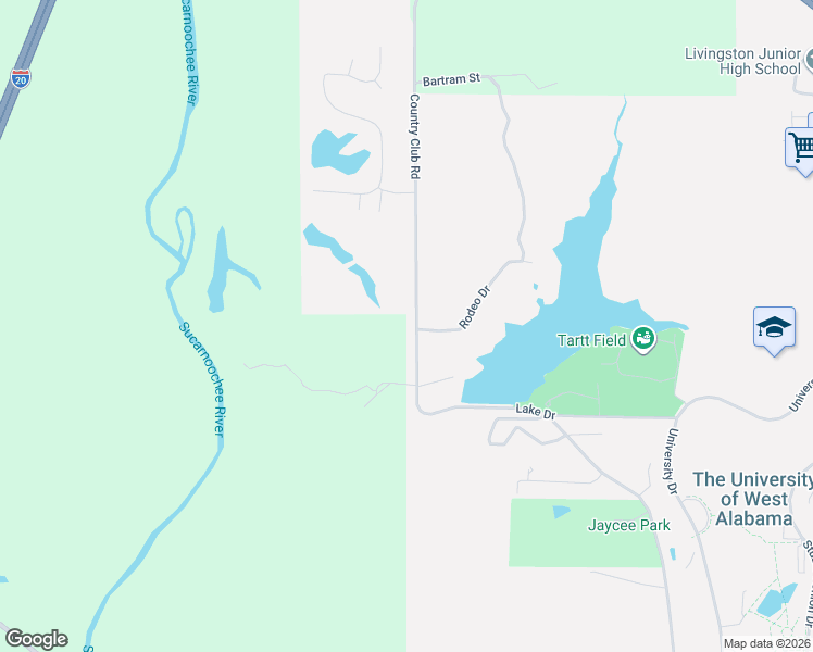 map of restaurants, bars, coffee shops, grocery stores, and more near 211 Country Club Road in Livingston