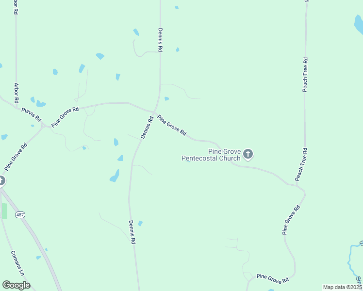 map of restaurants, bars, coffee shops, grocery stores, and more near 2930 Pine Grove Road in Walnut Grove