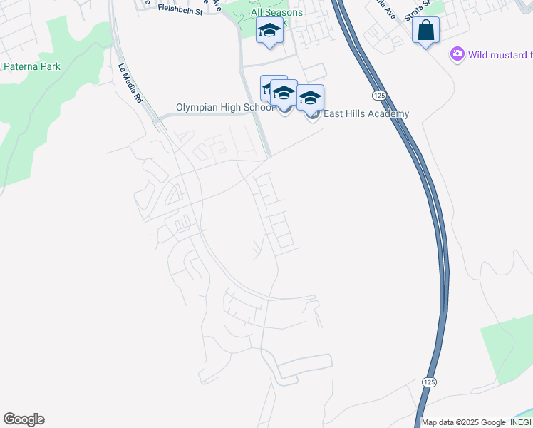 map of restaurants, bars, coffee shops, grocery stores, and more near 2304 Trevi Circle in Chula Vista