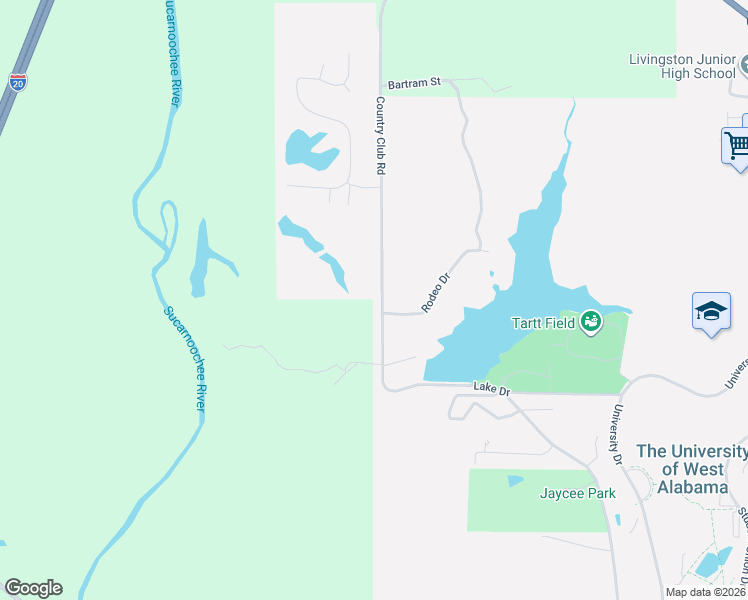 map of restaurants, bars, coffee shops, grocery stores, and more near 211 Country Club Road in Livingston