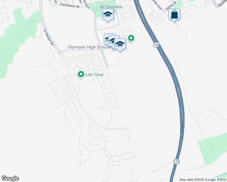 map of restaurants, bars, coffee shops, grocery stores, and more near 2248 Trevi Circle in Chula Vista