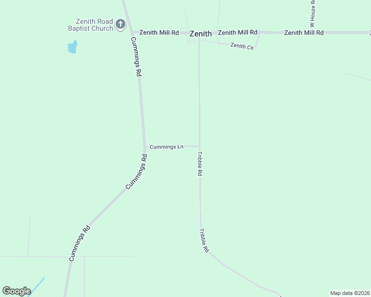 map of restaurants, bars, coffee shops, grocery stores, and more near 588 Tribble Road in Fort Valley
