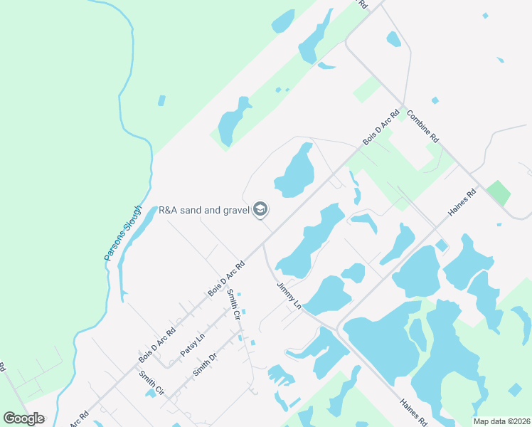 map of restaurants, bars, coffee shops, grocery stores, and more near 2895 Bois D Arc Road in Combine