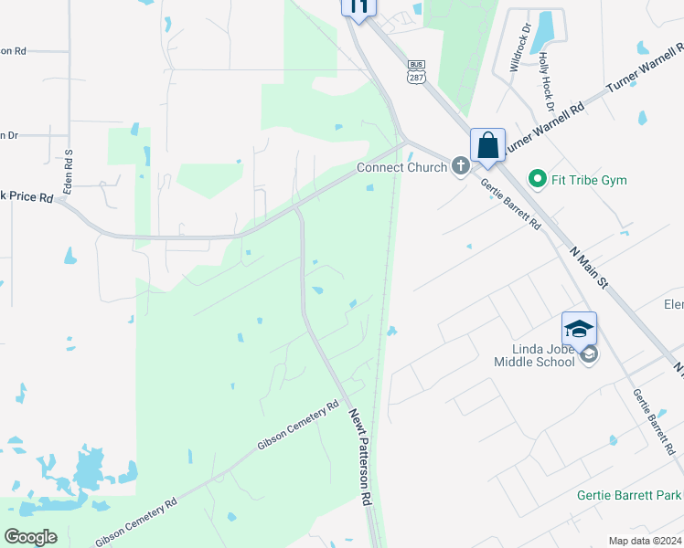 map of restaurants, bars, coffee shops, grocery stores, and more near 5416 Farah Place in Mansfield