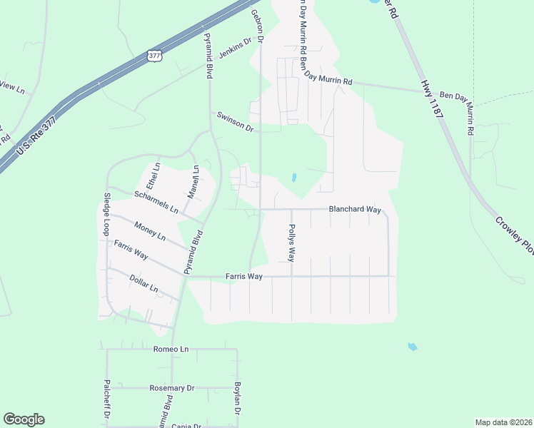 map of restaurants, bars, coffee shops, grocery stores, and more near 5401 Gebron Drive in Fort Worth