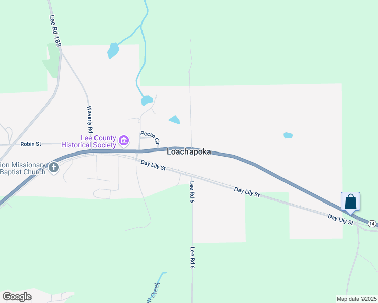 map of restaurants, bars, coffee shops, grocery stores, and more near in Loachapoka
