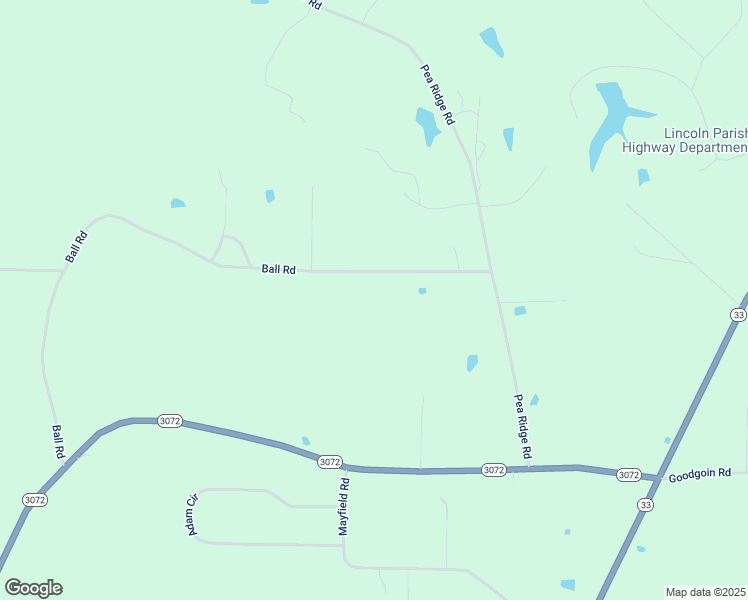 map of restaurants, bars, coffee shops, grocery stores, and more near 698 Ball Park Road in Ruston