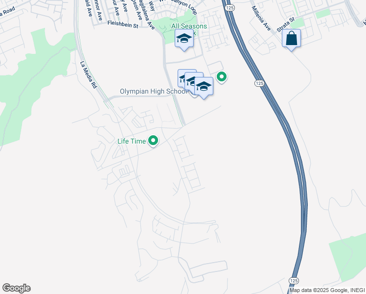 map of restaurants, bars, coffee shops, grocery stores, and more near 2097 Bluestone Circle in Chula Vista