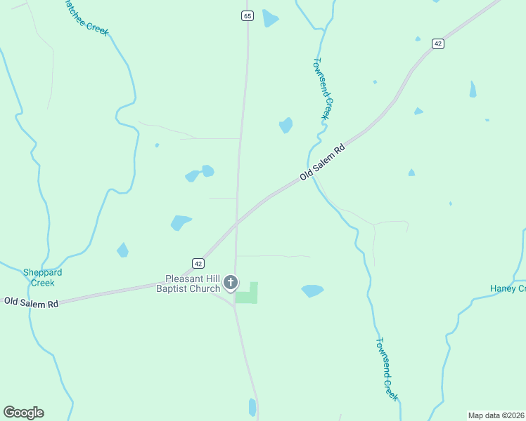 map of restaurants, bars, coffee shops, grocery stores, and more near 3255 Old Salem Road in Eclectic