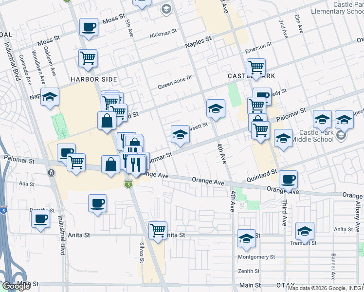 480 Palomar Street, Chula Vista CA Walk Score