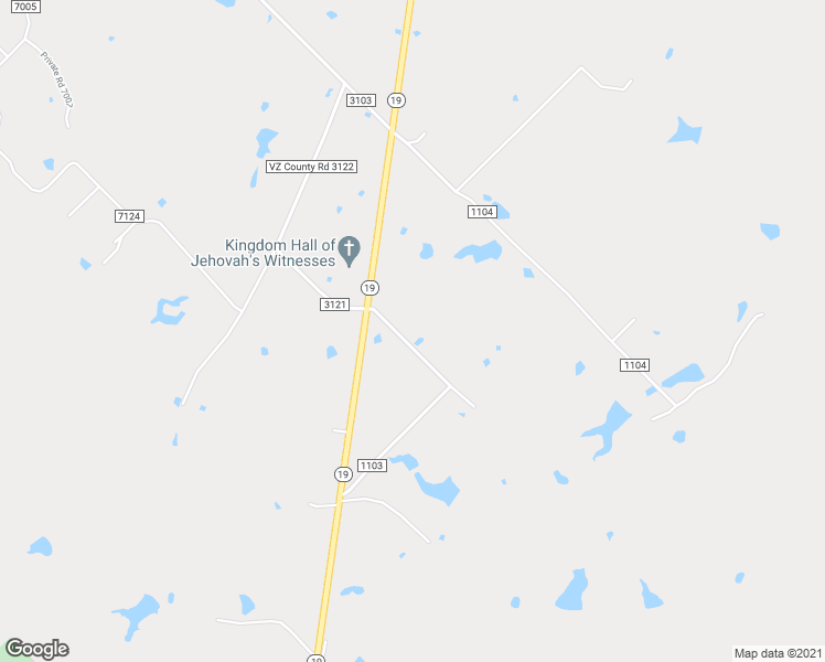 map of restaurants, bars, coffee shops, grocery stores, and more near 470 Vz County Road 1103 in Canton