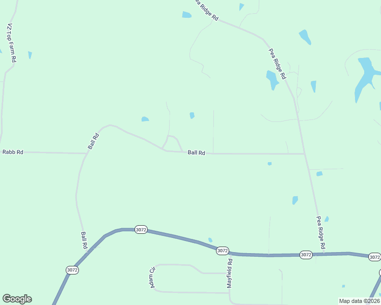 map of restaurants, bars, coffee shops, grocery stores, and more near 589 Ball Road in Dubach