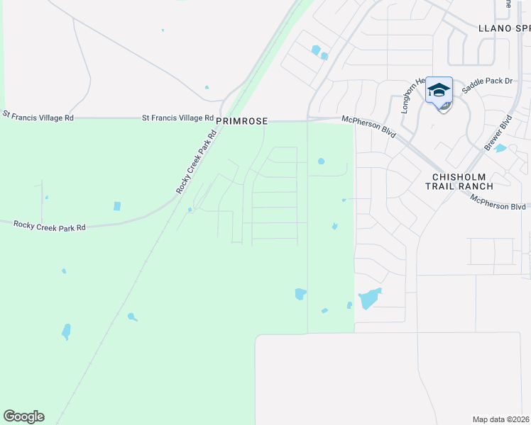 map of restaurants, bars, coffee shops, grocery stores, and more near 9600 Old Granbury Road in Crowley