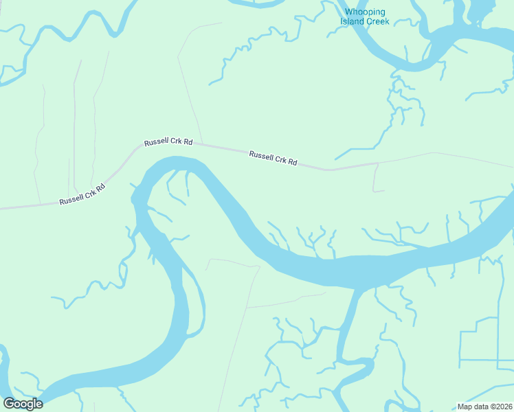 map of restaurants, bars, coffee shops, grocery stores, and more near 7819 Russell Creek Road in Edisto Island