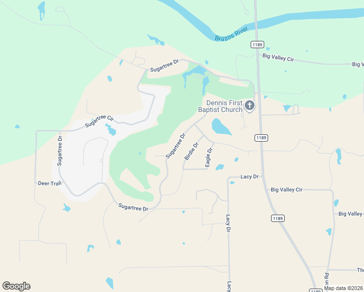 map of restaurants, bars, coffee shops, grocery stores, and more near 611 Sugartree Drive in Lipan