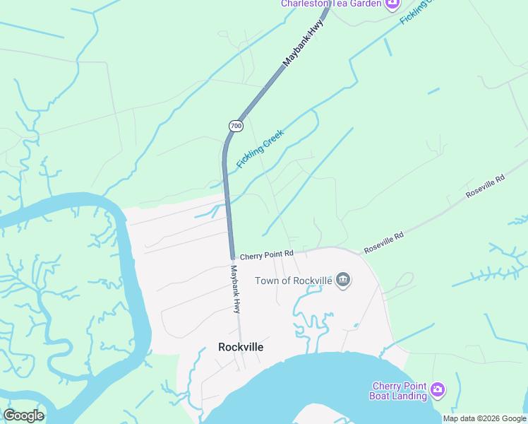 map of restaurants, bars, coffee shops, grocery stores, and more near 6949 Maybank Highway in Wadmalaw Island