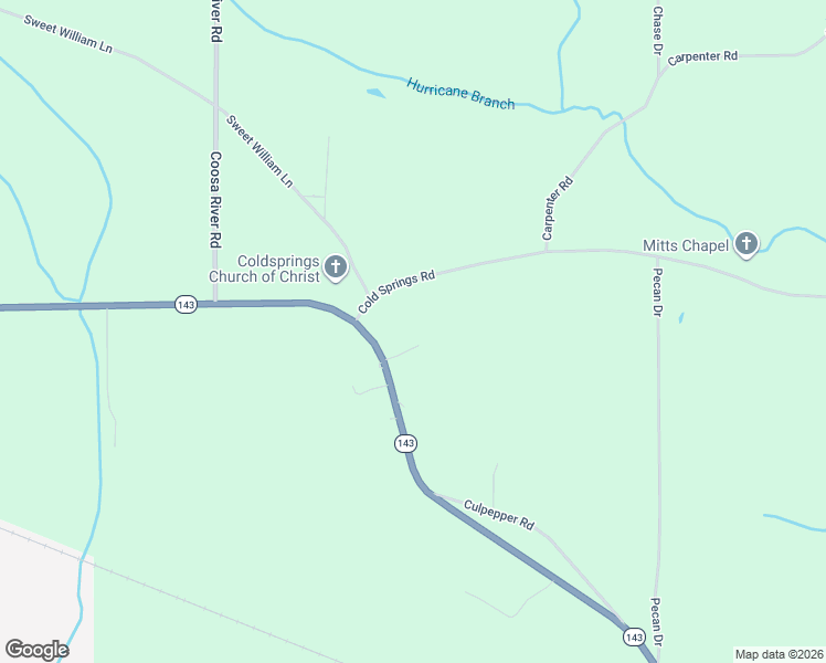 map of restaurants, bars, coffee shops, grocery stores, and more near 5732 Highway 143 in Deatsville