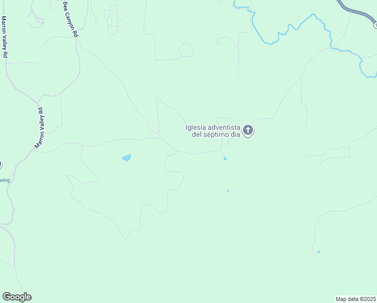 map of restaurants, bars, coffee shops, grocery stores, and more near 18597 Bee Canyon Road in Dulzura
