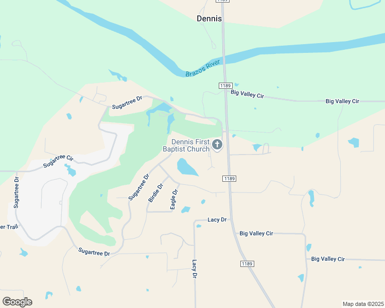 map of restaurants, bars, coffee shops, grocery stores, and more near 525 Sugartree Drive in Lipan