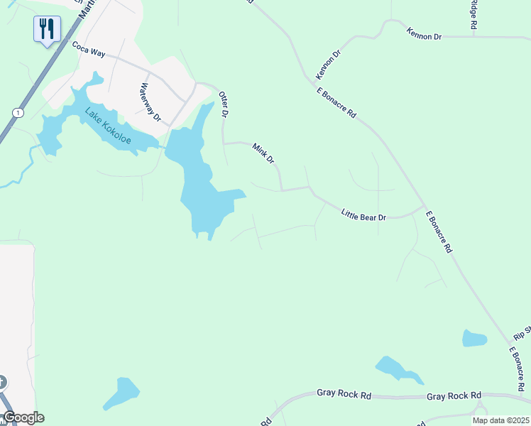 map of restaurants, bars, coffee shops, grocery stores, and more near 68 Gray Fox Court in Cataula