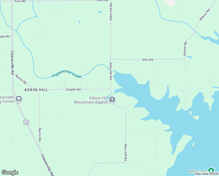 map of restaurants, bars, coffee shops, grocery stores, and more near 1481 Atkin Hill Road in Wetumpka