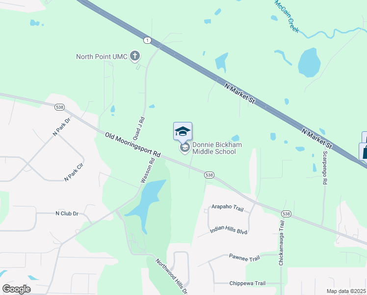 map of restaurants, bars, coffee shops, grocery stores, and more near 7240 Old Mooringsport Road in Shreveport