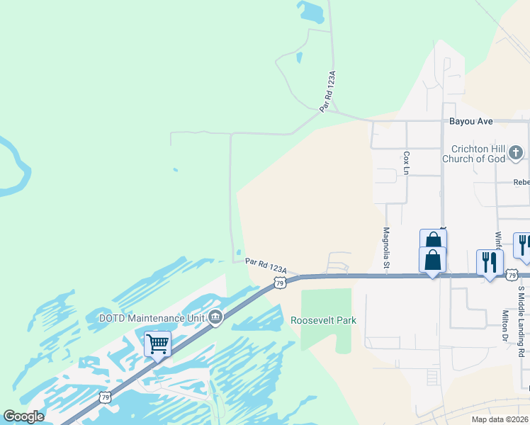 map of restaurants, bars, coffee shops, grocery stores, and more near 1397 Allen Drive in Minden