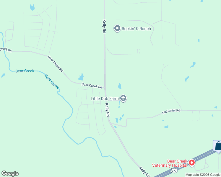 map of restaurants, bars, coffee shops, grocery stores, and more near 4747 Kelly Road in Aledo