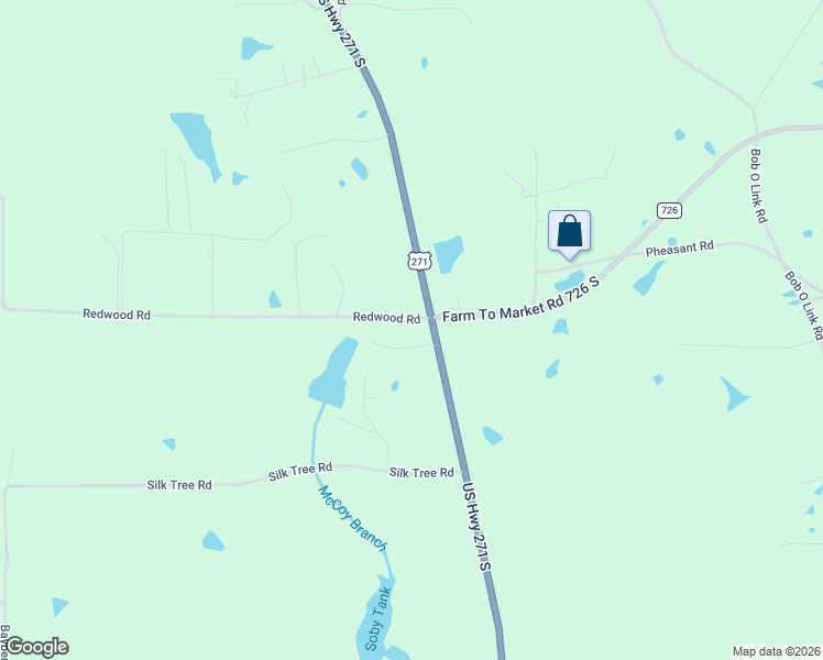 map of restaurants, bars, coffee shops, grocery stores, and more near 1320-1498 Adelyn Ln in Gladewater