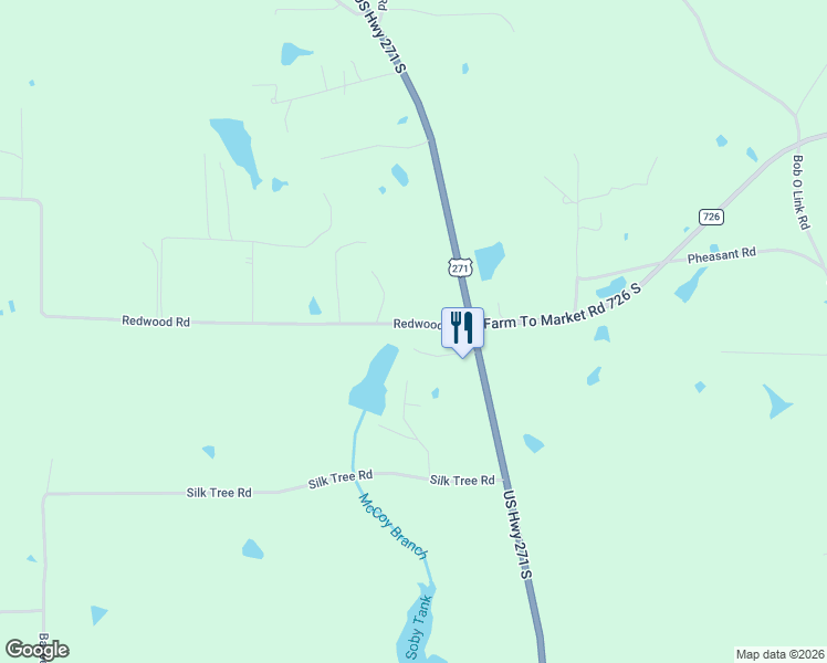 map of restaurants, bars, coffee shops, grocery stores, and more near 1487 Adelyn Lane in Gilmer