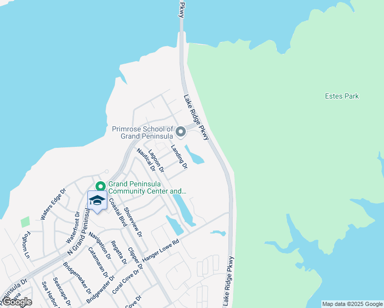 map of restaurants, bars, coffee shops, grocery stores, and more near 6888 Landing Drive in Grand Prairie