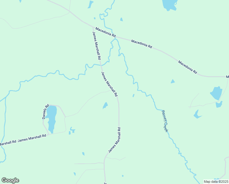 map of restaurants, bars, coffee shops, grocery stores, and more near James Marshall Road in Marshall