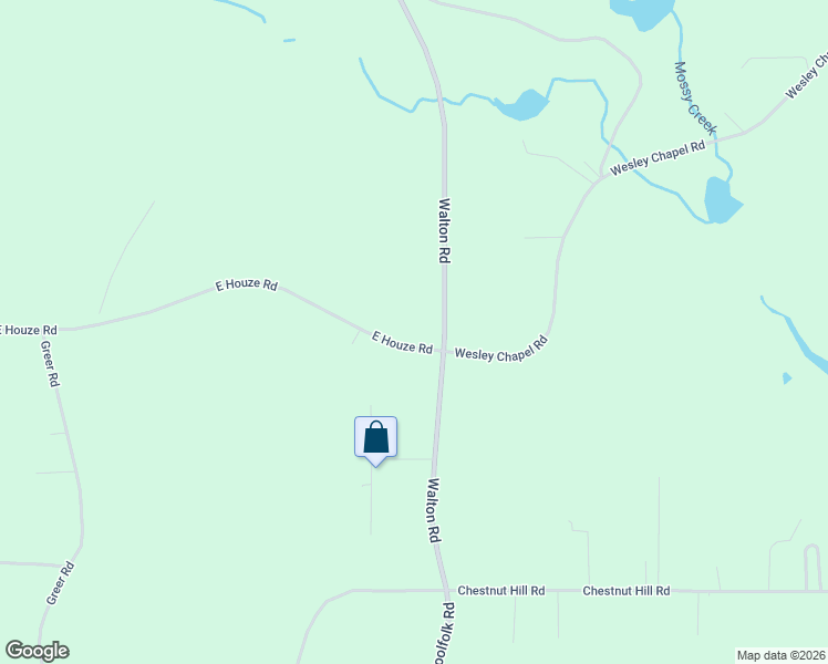 map of restaurants, bars, coffee shops, grocery stores, and more near 4300-4324 East Houze Road in Fort Valley