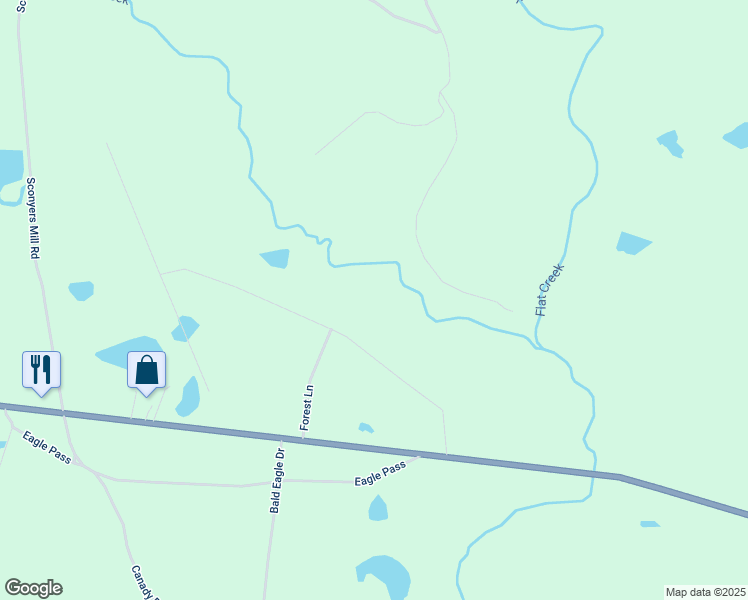 map of restaurants, bars, coffee shops, grocery stores, and more near 183 Forest Creek Drive in Swainsboro
