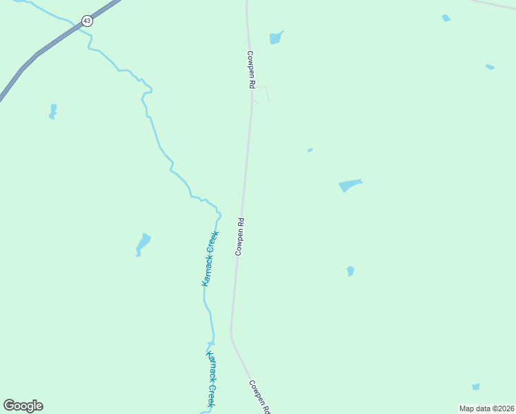 map of restaurants, bars, coffee shops, grocery stores, and more near 1345 Cowpen Road in Karnack