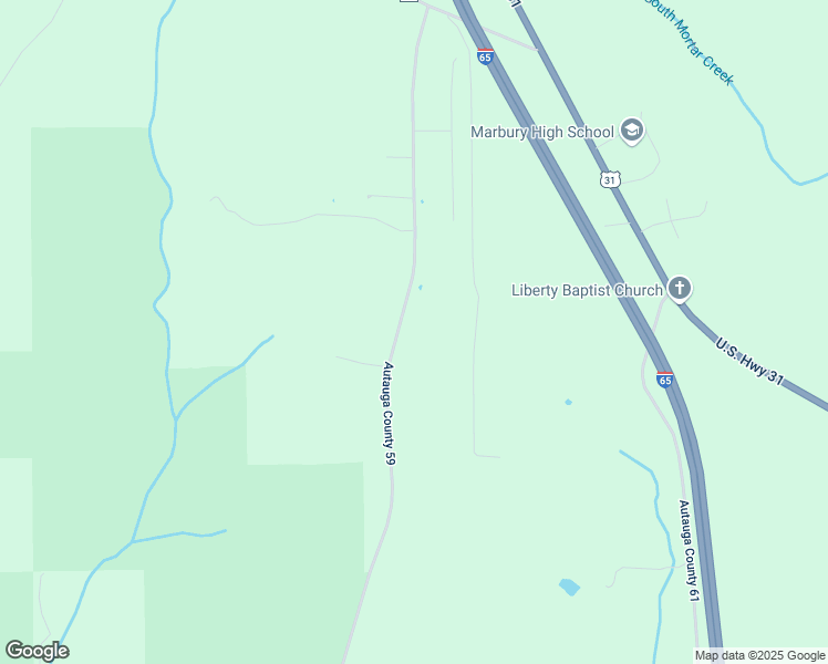 map of restaurants, bars, coffee shops, grocery stores, and more near 2418 County Road 59 in Prattville