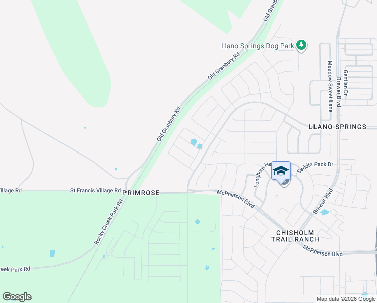 map of restaurants, bars, coffee shops, grocery stores, and more near 9301 Old Granbury Road in Crowley