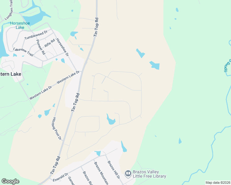 map of restaurants, bars, coffee shops, grocery stores, and more near 4985 Tin Top Road in Weatherford