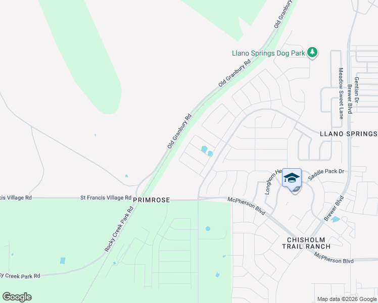 map of restaurants, bars, coffee shops, grocery stores, and more near 9301 Old Granbury Road in Crowley