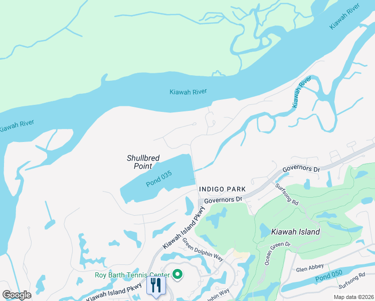 map of restaurants, bars, coffee shops, grocery stores, and more near 69 New Settlement Road in Johns Island