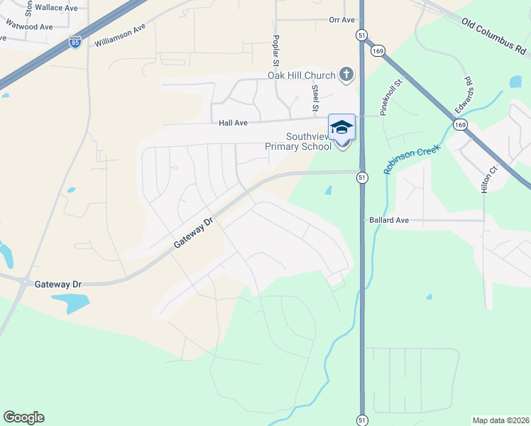 map of restaurants, bars, coffee shops, grocery stores, and more near 2909 Stillwood Way in Opelika