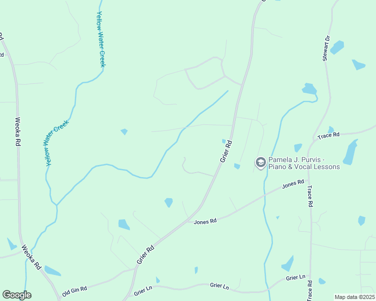 map of restaurants, bars, coffee shops, grocery stores, and more near 305 Charity Lane in Wetumpka