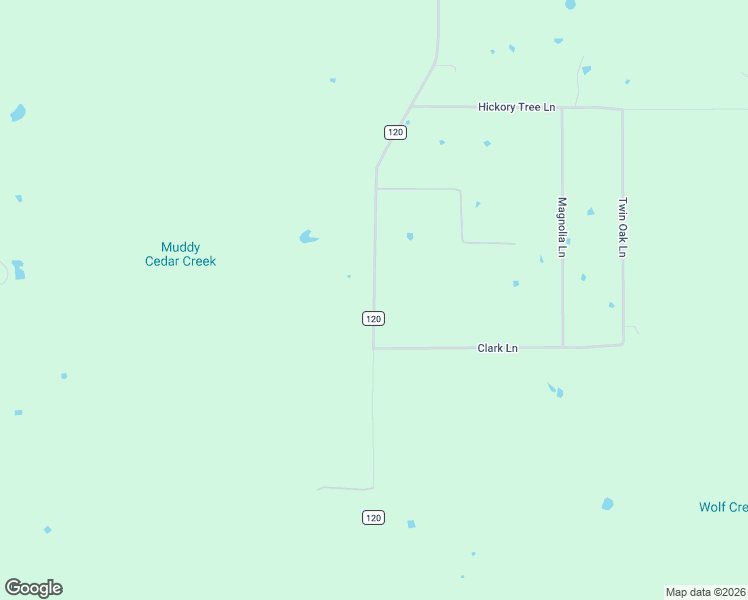map of restaurants, bars, coffee shops, grocery stores, and more near 4150 County Road 120 in Wills Point