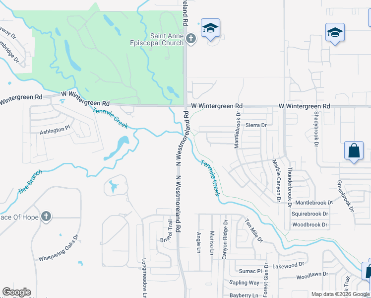 map of restaurants, bars, coffee shops, grocery stores, and more near 1400 North Westmoreland Road in DeSoto