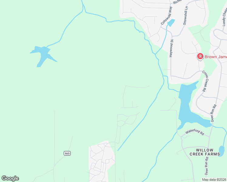 map of restaurants, bars, coffee shops, grocery stores, and more near 423 Willow Creek Road in Auburn