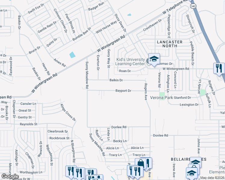 map of restaurants, bars, coffee shops, grocery stores, and more near in Lancaster