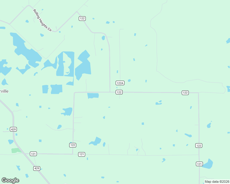 map of restaurants, bars, coffee shops, grocery stores, and more near 1860 County Road 122 in Kaufman