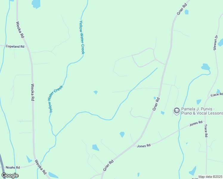 map of restaurants, bars, coffee shops, grocery stores, and more near 370 Charity Lane in Wetumpka
