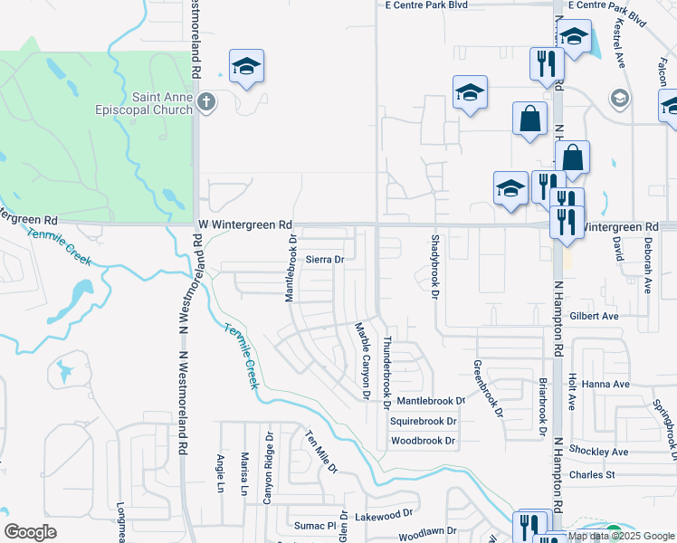 map of restaurants, bars, coffee shops, grocery stores, and more near 1432 Grand Teton Drive in DeSoto